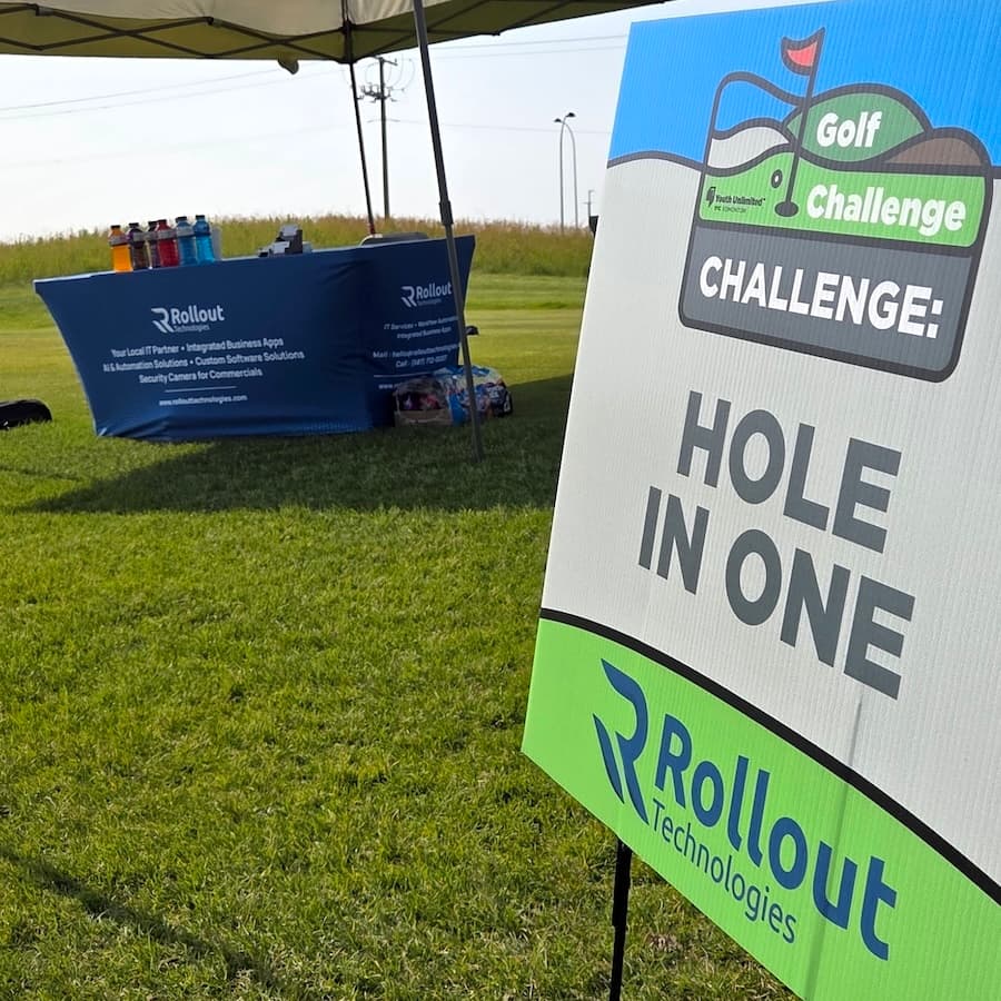 Rollout Technologies at Golf event organized by Youth Unlimited Edmonton - Summer 2025